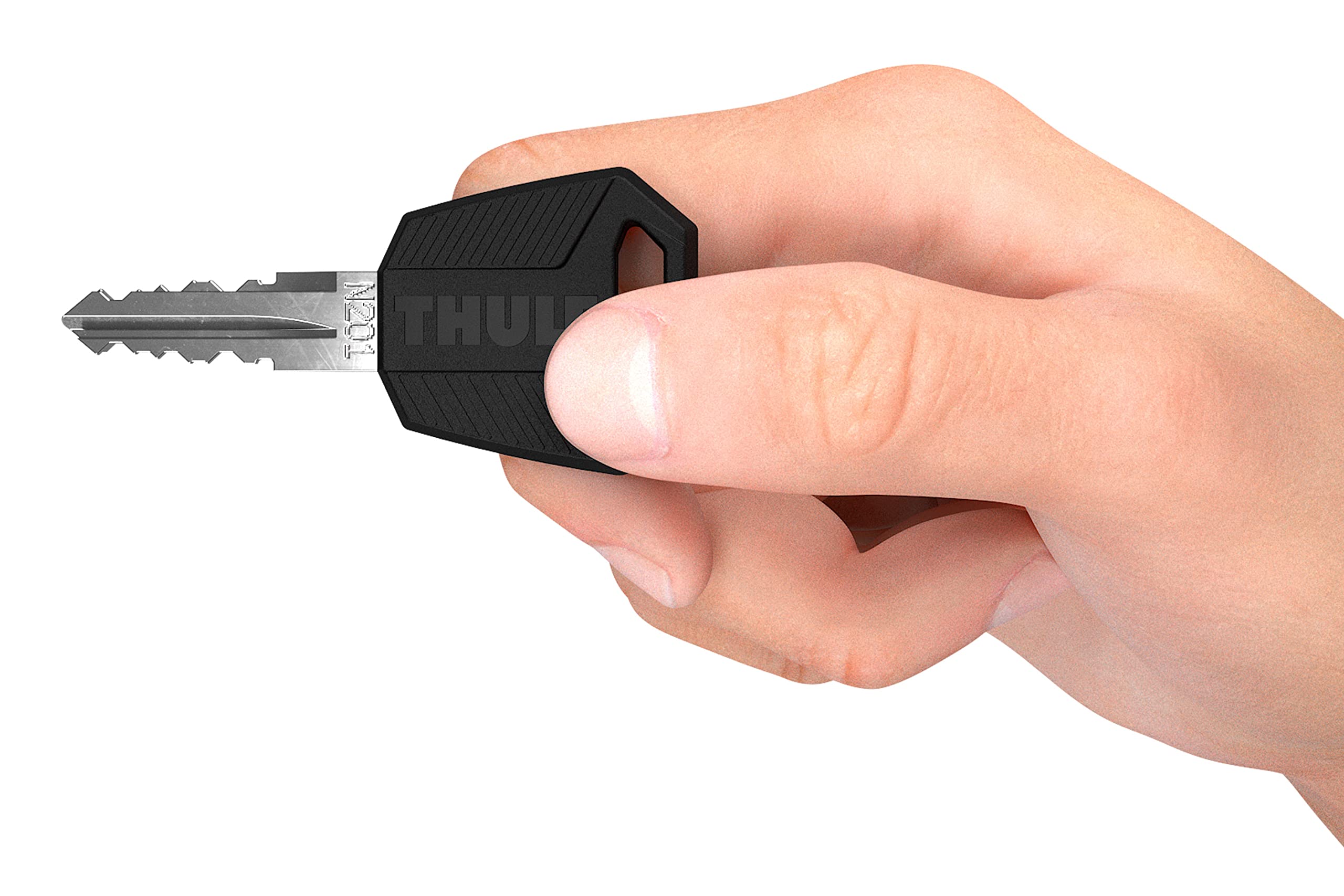 Thule One-Key System 4 Pack, Silver/Black