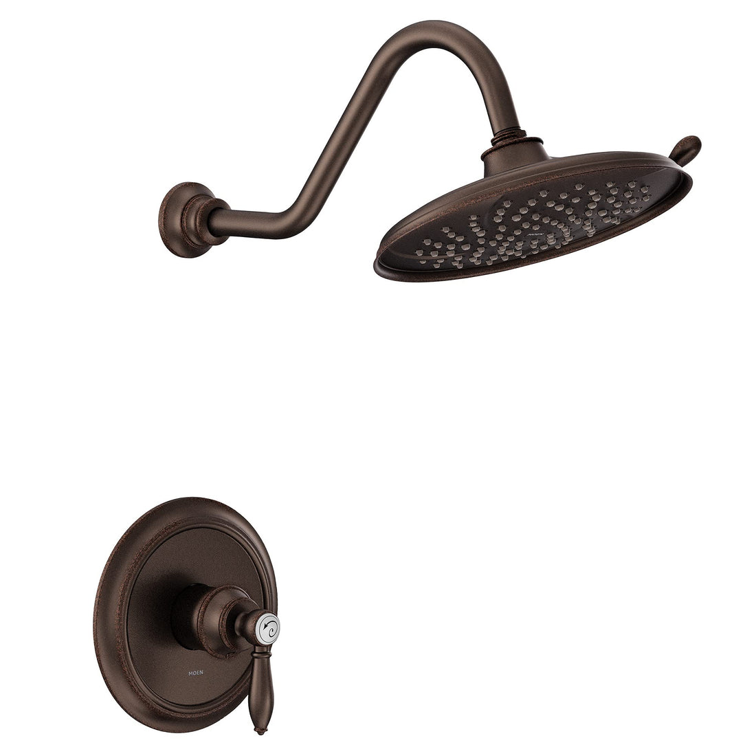 MOEN Weymouth UTS232102EPORB M-CORE 2-Series 1-Handle Shower Trim Kit in Oil Rubbed Bronze (Valve Required)