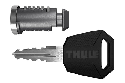 Thule One-Key System 4 Pack, Silver/Black