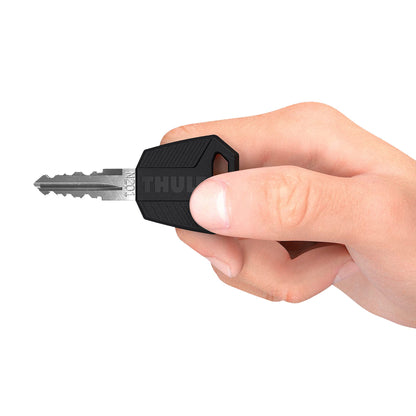 Thule One-Key System 4 Pack, Silver/Black