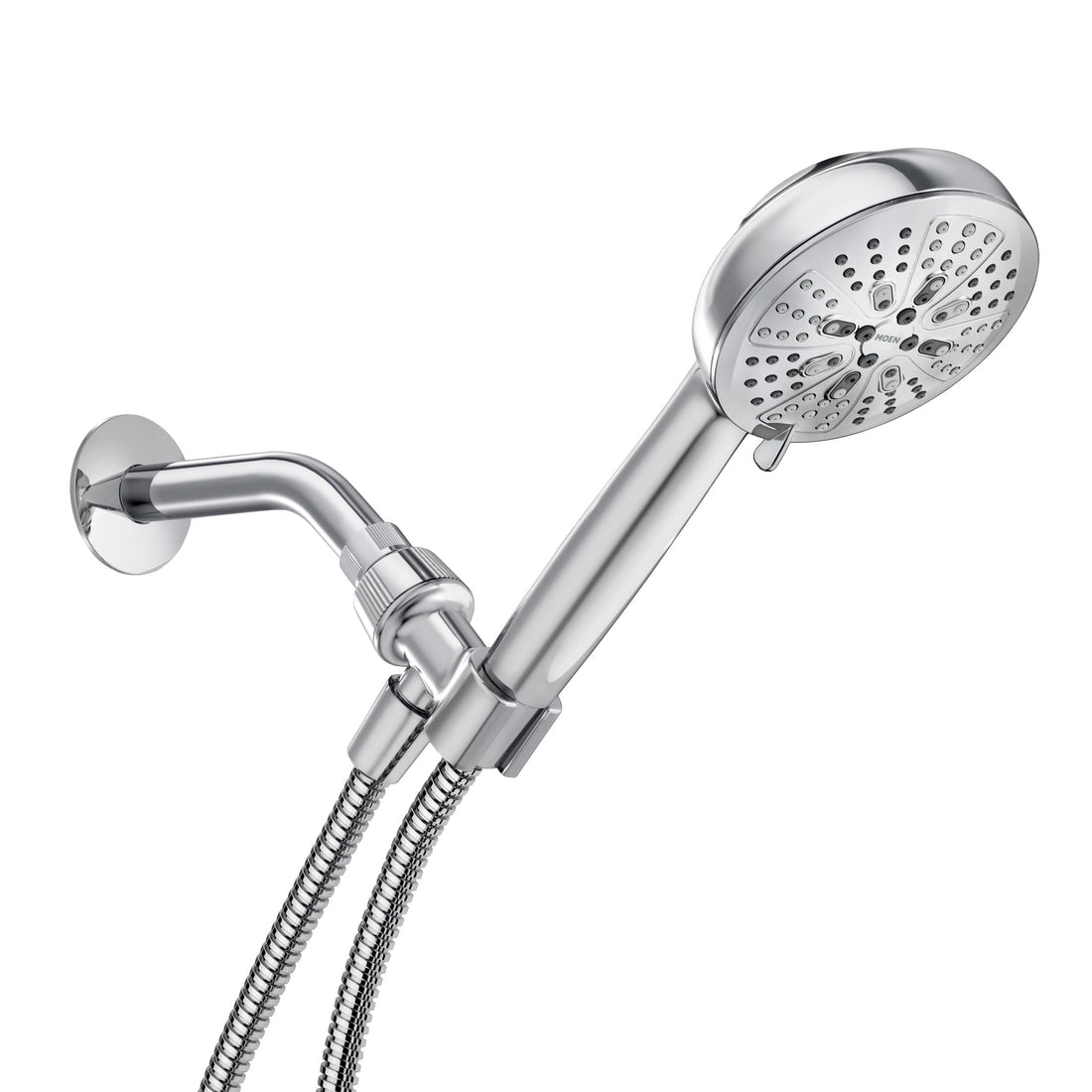 Moen Hydro Energetix Chrome High Pressure Shower Head with Handheld Sprayer Featuring 8 Spray Settings, 200H0
