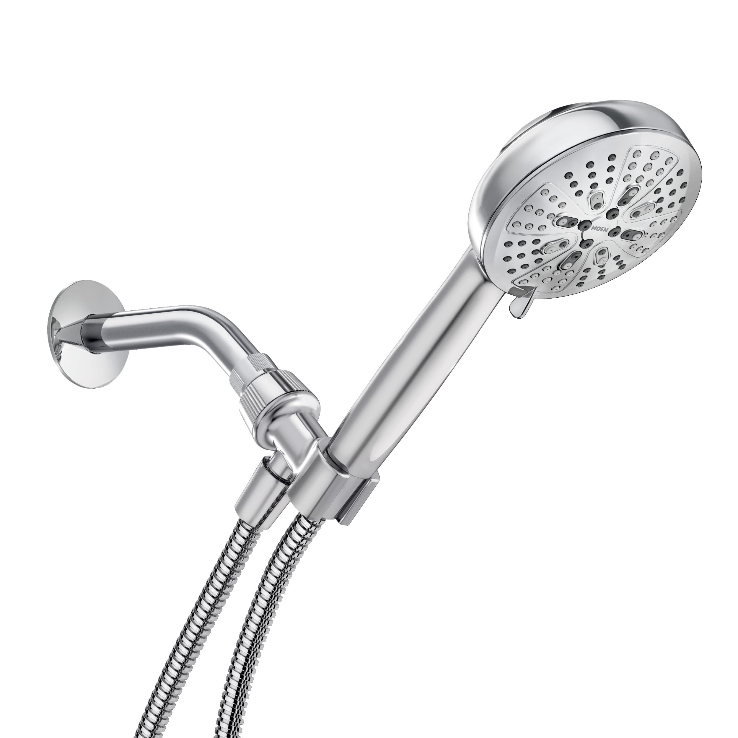 Moen Hydro Energetix Chrome High Pressure Shower Head with Handheld Sprayer Featuring 8 Spray Settings, 200H0