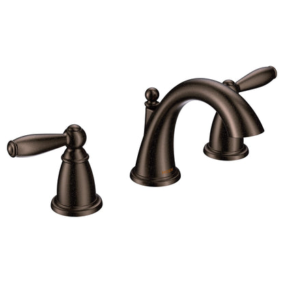 MOEN Brantford TV6620ORB Two-Handle Widespread Bathroom Sink Faucet in Oil-Rubbed Bronze (Valve Included)