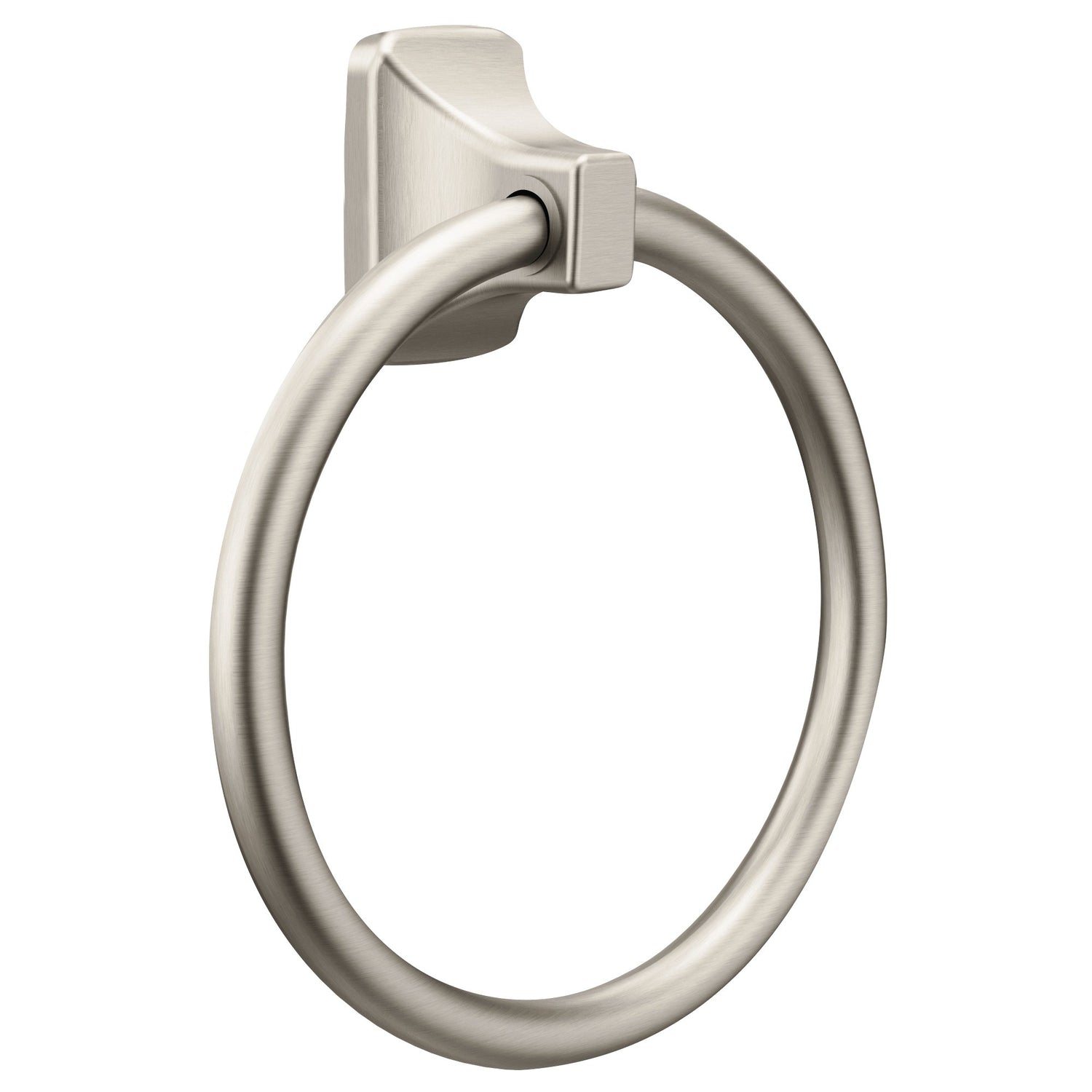 Moen Donner Brushed Nickel Contemporary -Towel Ring, P5860BN