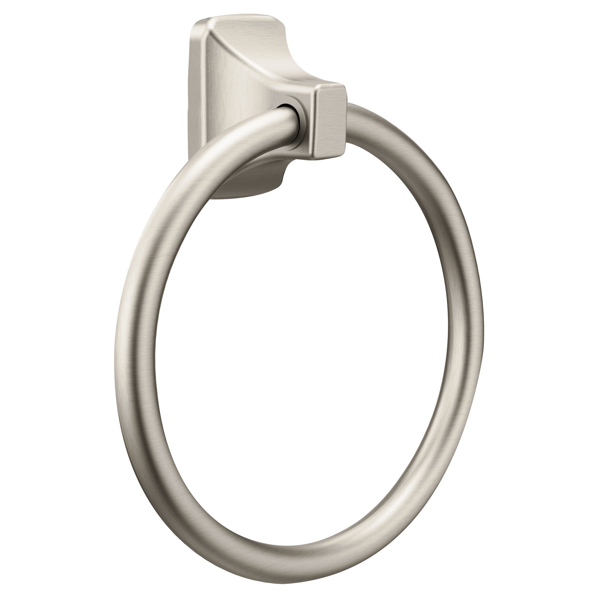 Moen Donner Brushed Nickel Contemporary -Towel Ring, P5860BN