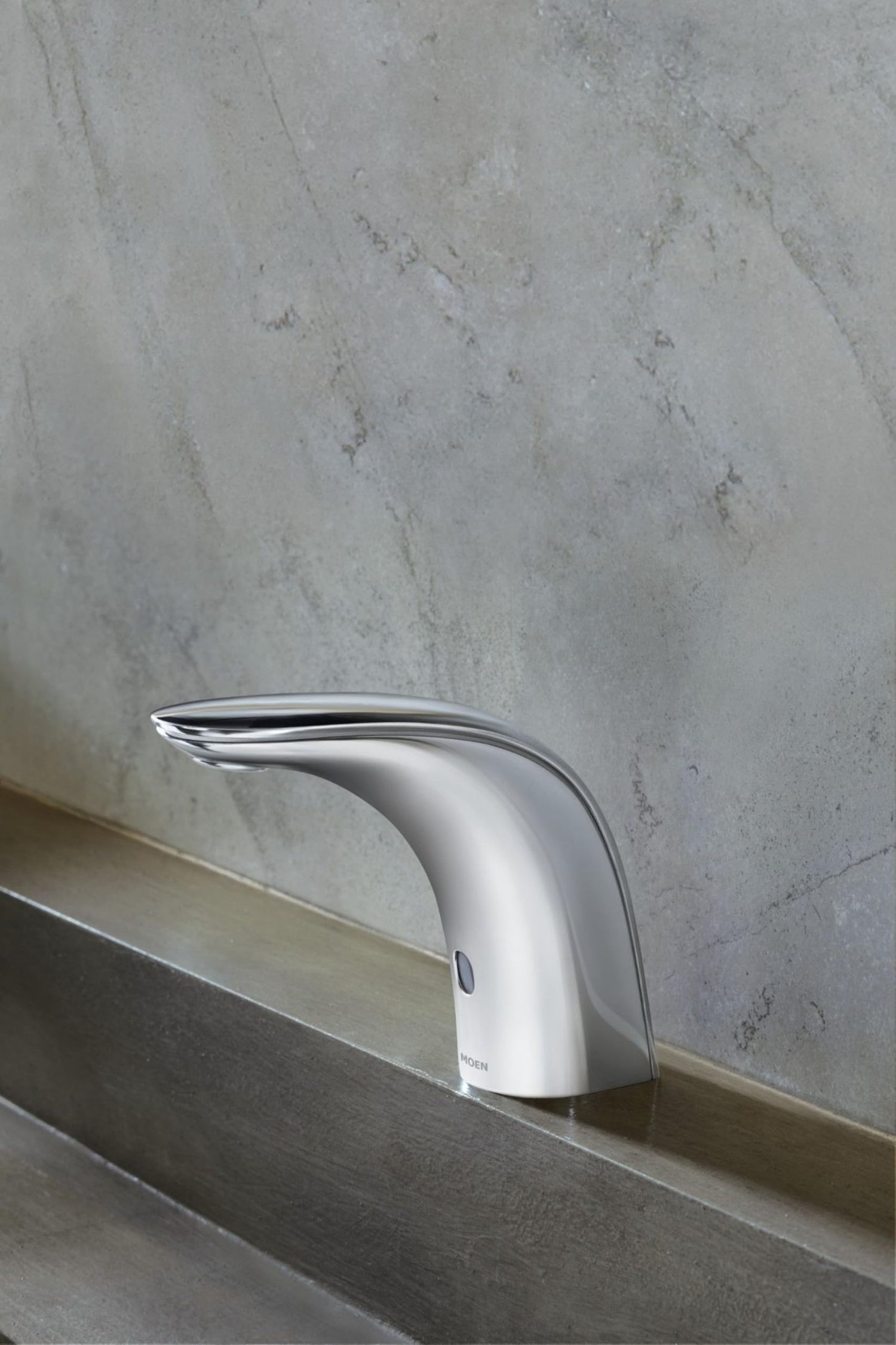 MOEN Commercial M-POWER 8553AC Touchless Single-Hole Non-Mixing Bathroom Faucet in Chrome (Drain Required)