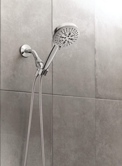 Moen Hydro Energetix Chrome High Pressure Shower Head with Handheld Sprayer Featuring 8 Spray Settings, 200H0