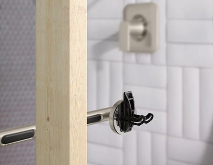 Moen YG0724BN Bathroom Safety 24-Inch Stainless Steel Modern Bathroom Grab Bar, Brushed Nickel