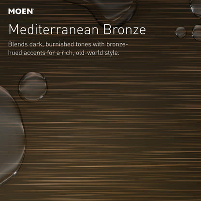 Moen Mediterranean Bronze Hydro Energetix High Pressure Shower Head with Handheld Sprayer Featuring 8 Spray Settings, 200H0BRB
