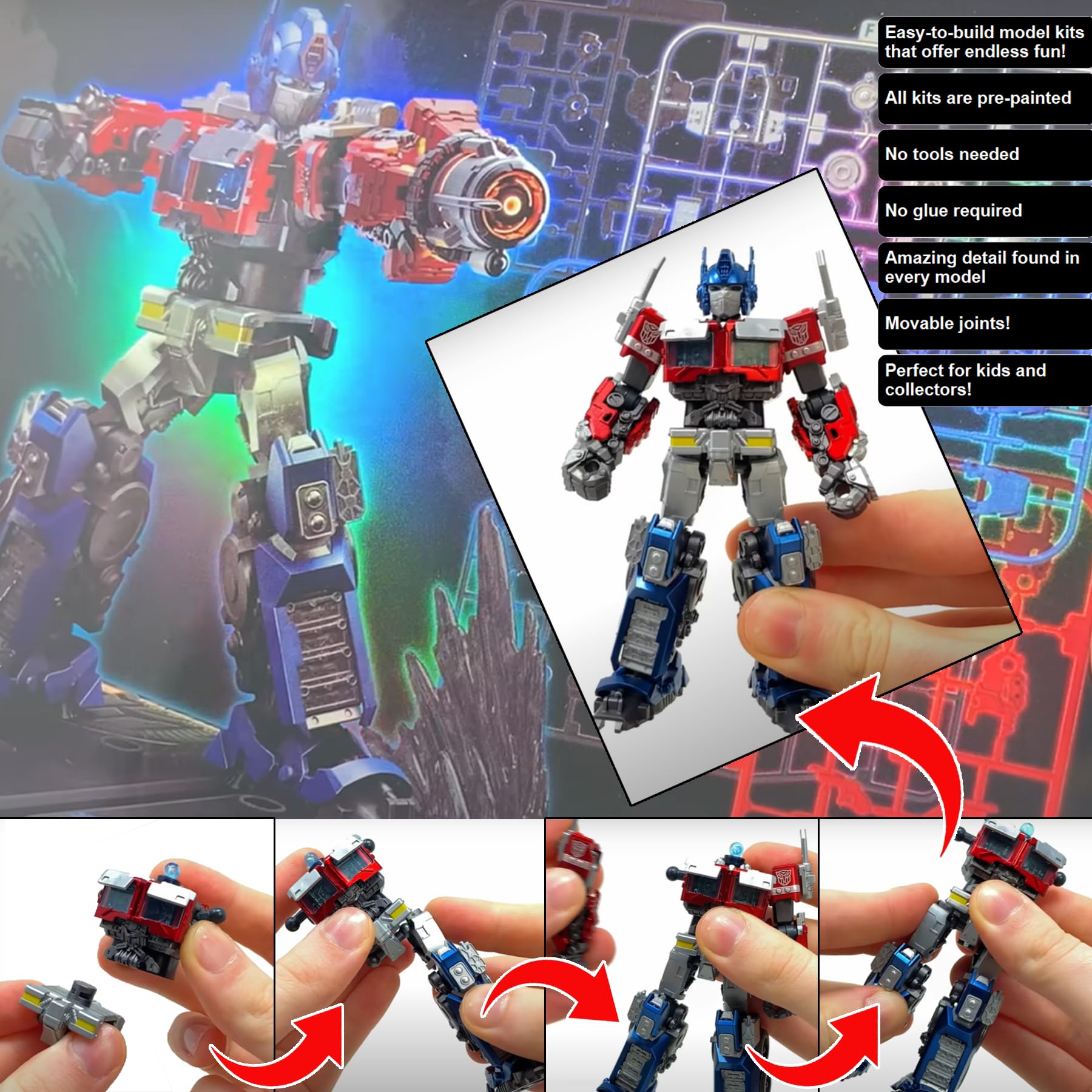 Blokees Transformers Action Edition G1 Soundwave AE03 Model Kit