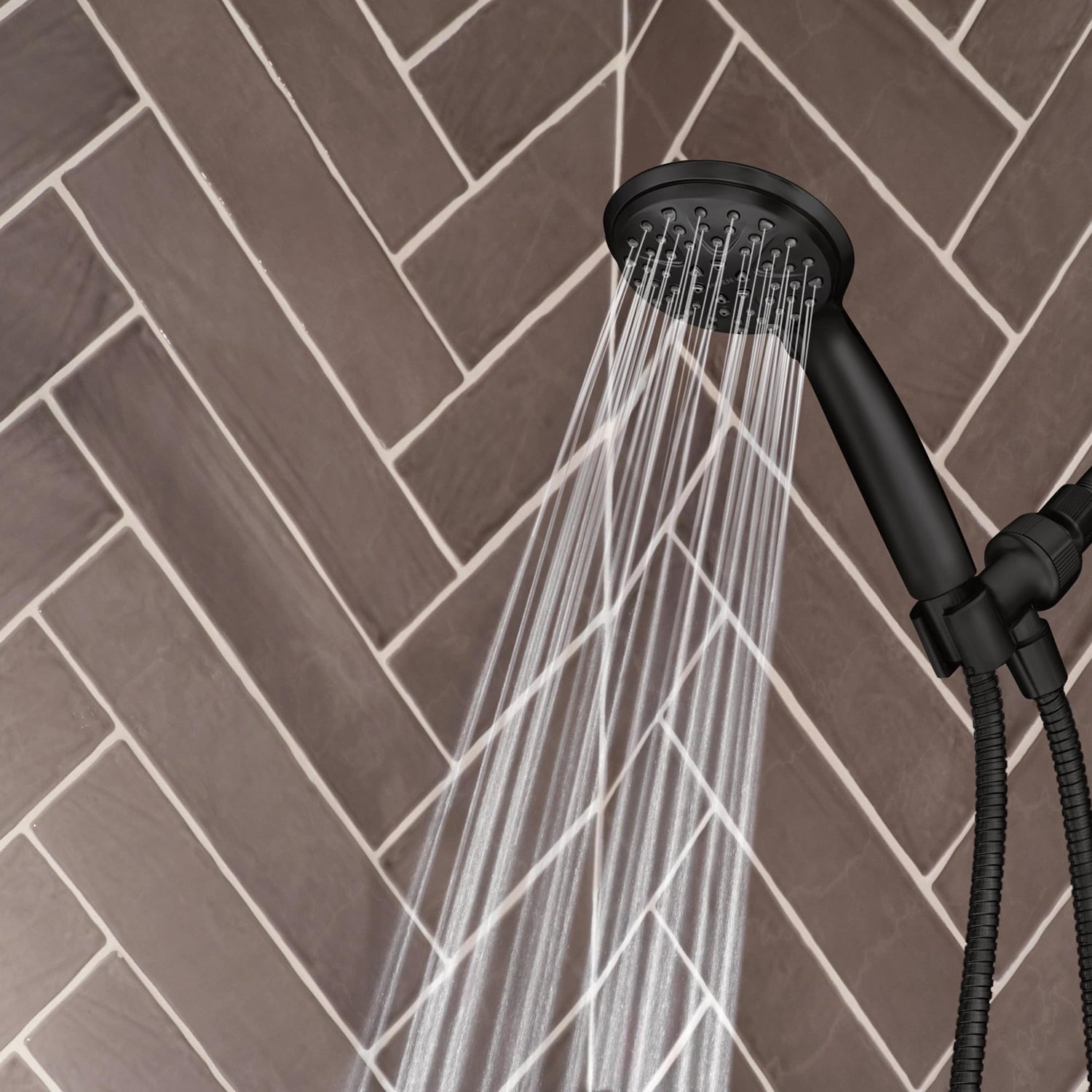 Moen Attune Shower Head with Handheld Sprayer, 6 Shower Head Spray Settings, Matte Black, 218H0BL