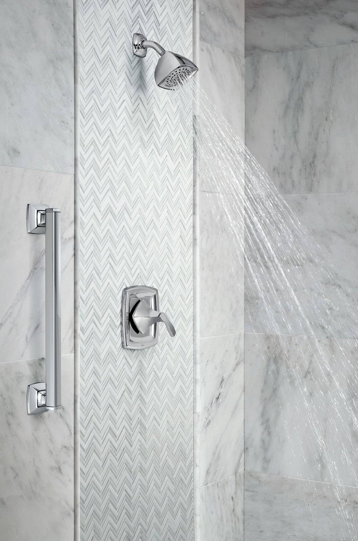 Moen YG5124CH Bathroom Safety 24-Inch Stainless Steel Transitional Bathroom Grab Bar, Chrome