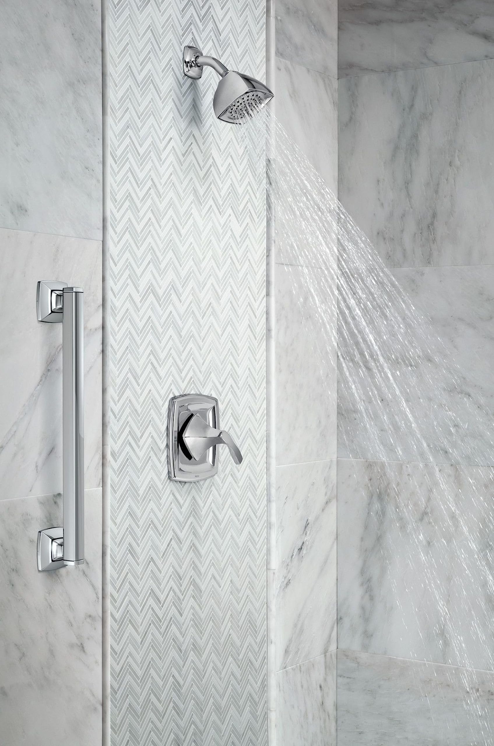 Moen YG5124CH Bathroom Safety 24-Inch Stainless Steel Transitional Bathroom Grab Bar, Chrome