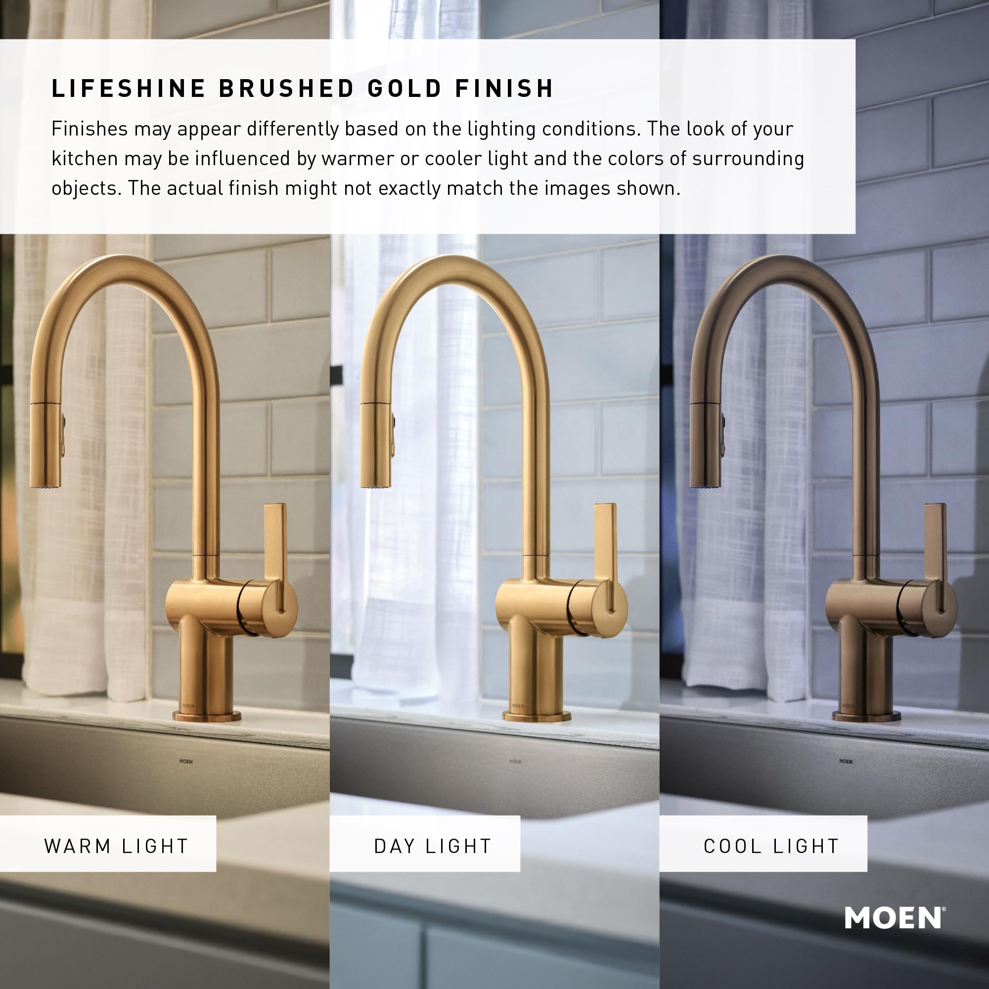 MOEN Flara TVS6984BG Two-Handle 8-Inch Widespread Bathroom Faucet in Brushed Gold (Valve Included)