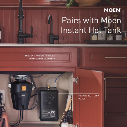 MOEN Sip IH7620SRS One-Handle Single-Hole Instant Hot Water Dispenser Faucet in Spot Resist Stainless