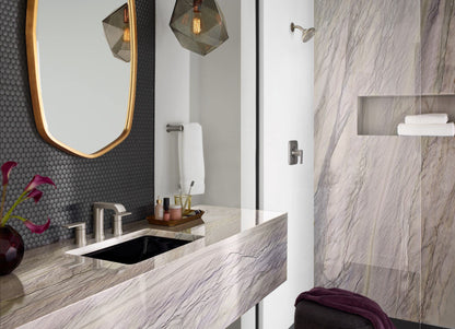 Moen Genta LX Modern Single Kitchen or Bathroom Towel Bar, 6.8-Inch, Brushed Nickel, BH3886BN