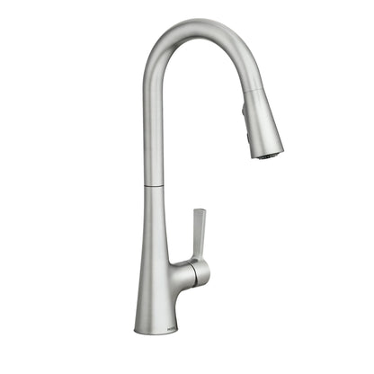 Moen Mikah 87069SRS One-Handle High Arc Pulldown Kitchen Faucet in Spot Resist Stainless