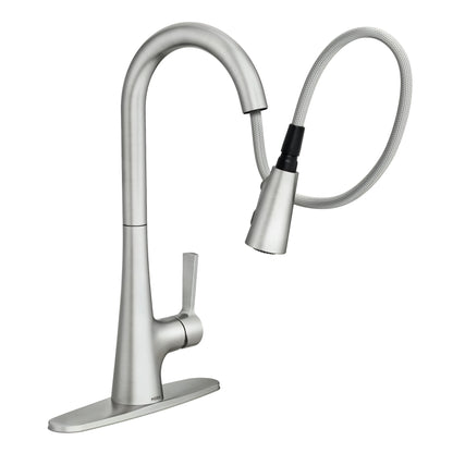 Moen Mikah 87069SRS One-Handle High Arc Pulldown Kitchen Faucet in Spot Resist Stainless