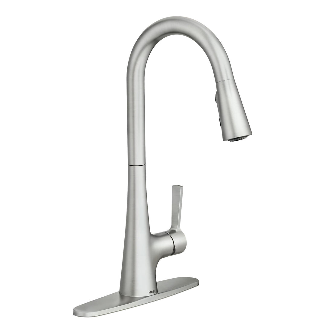 Moen Mikah 87069SRS One-Handle High Arc Pulldown Kitchen Faucet in Spot Resist Stainless