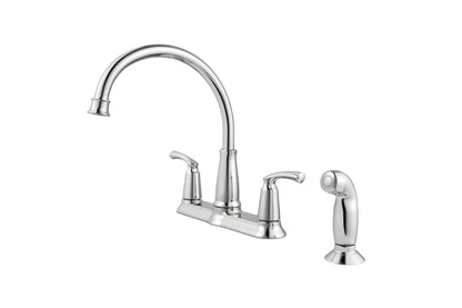 MOEN Bexley 87403 High Arc Kitchen Faucet with Side Spray in Chrome
