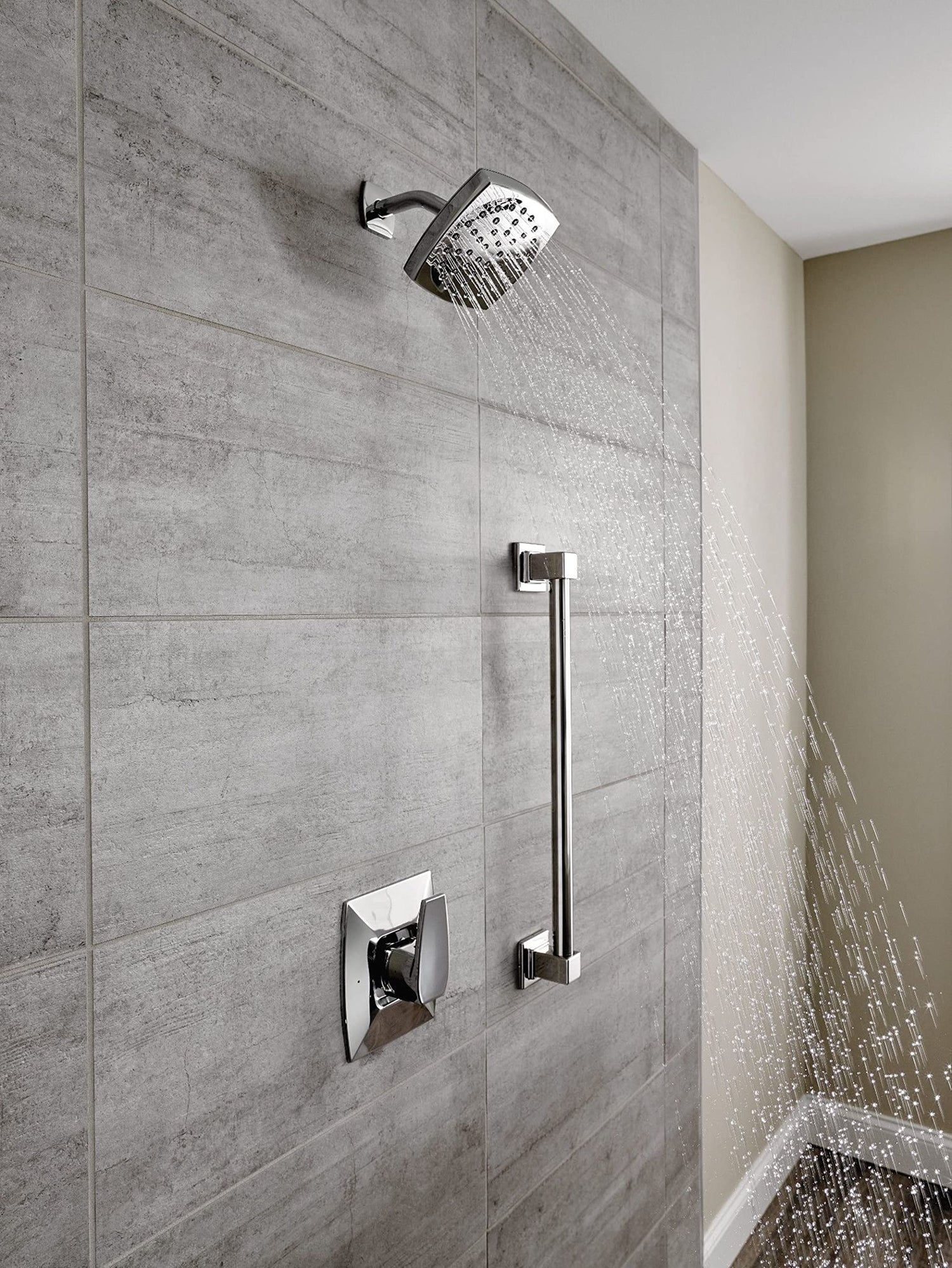 Moen YB8818CH 90 Degree 18-Inch Single Bathroom Towel Bar, Chrome