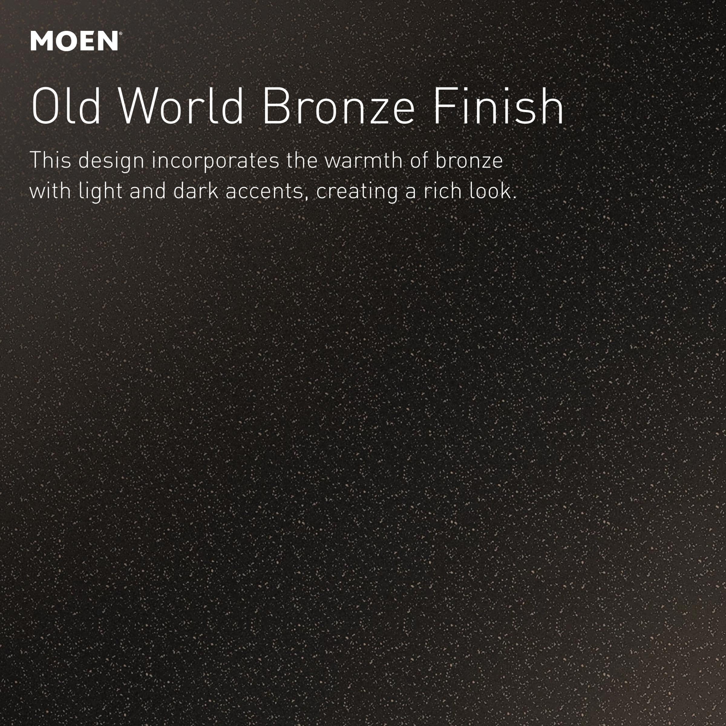 Moen DN2160OWB 54 to 72-Inch Adjustable Length Curved Shower Rod, Old World Bronze