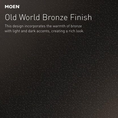 Moen DN2160OWB 54 to 72-Inch Adjustable Length Curved Shower Rod, Old World Bronze