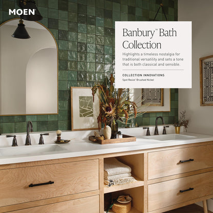 Moen Y2608CH Banbury Pivoting Paper Holder, Chrome