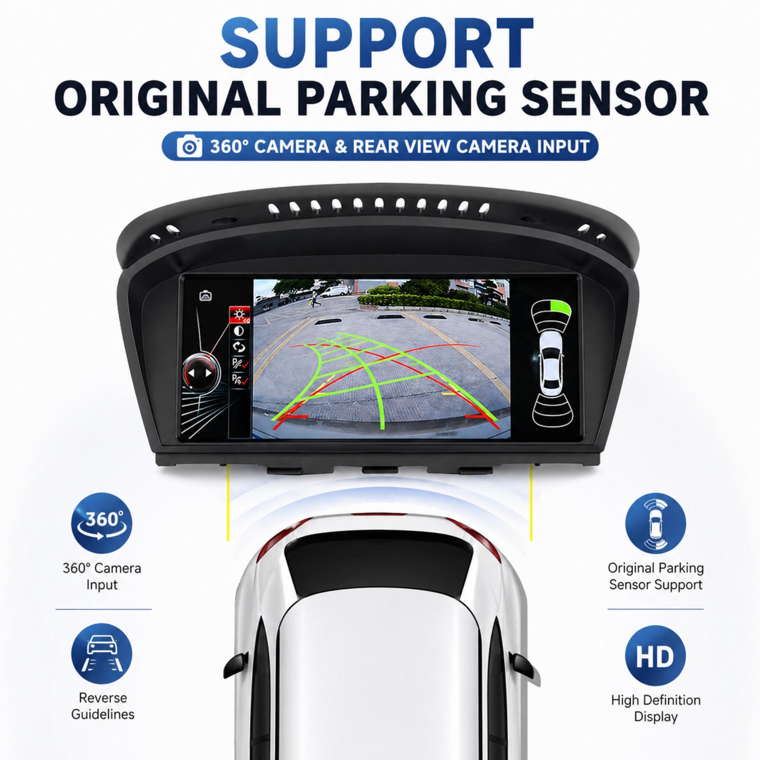 Wireless CarPlay TouchScreen For CIC BMW 3/5 Series E90 E91 E92/93 E60 E61 E63