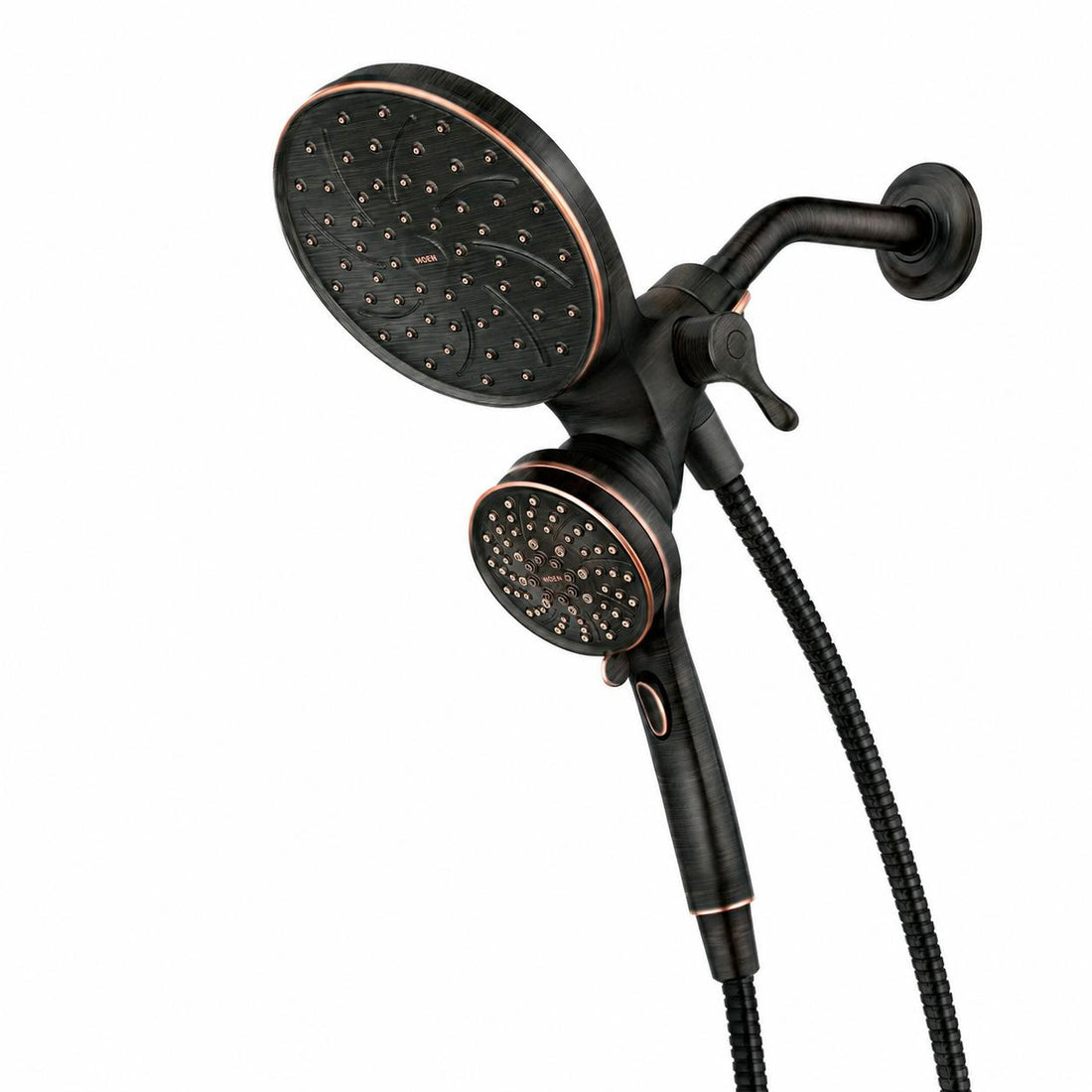 MOEN Attract 26008BRB 6-Function 6.75-Inch Magnetix Rainshower and Hand Shower Combo in Mediterranean Bronze