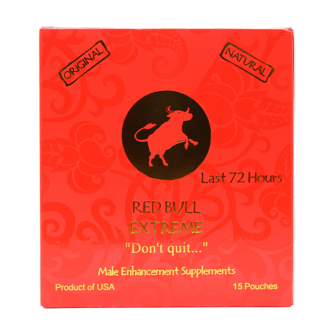 Red Bull Extreme Honey for Men box front – herbal vitality honey supplement