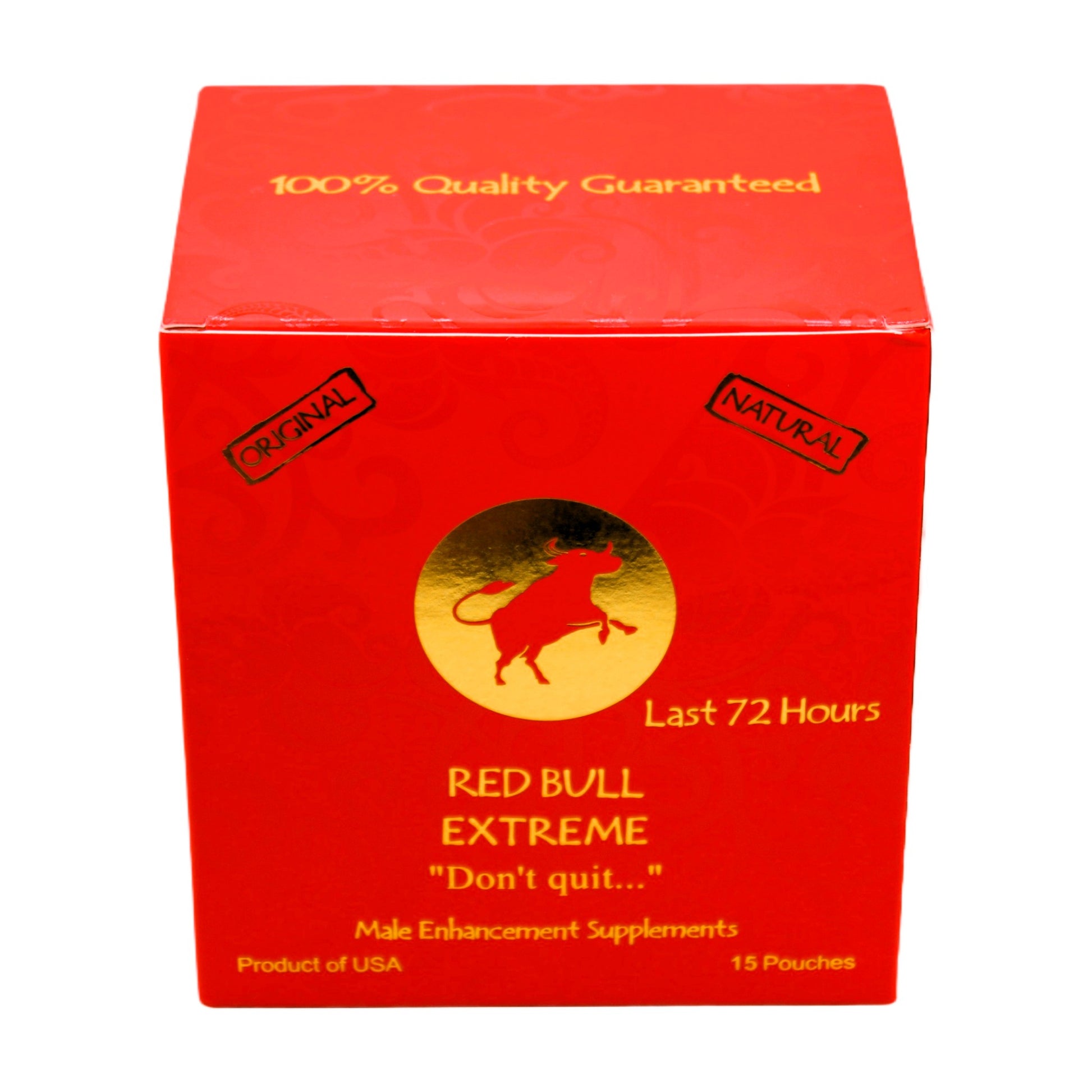 Red Bull Extreme Honey for Men box front – herbal vitality honey supplement