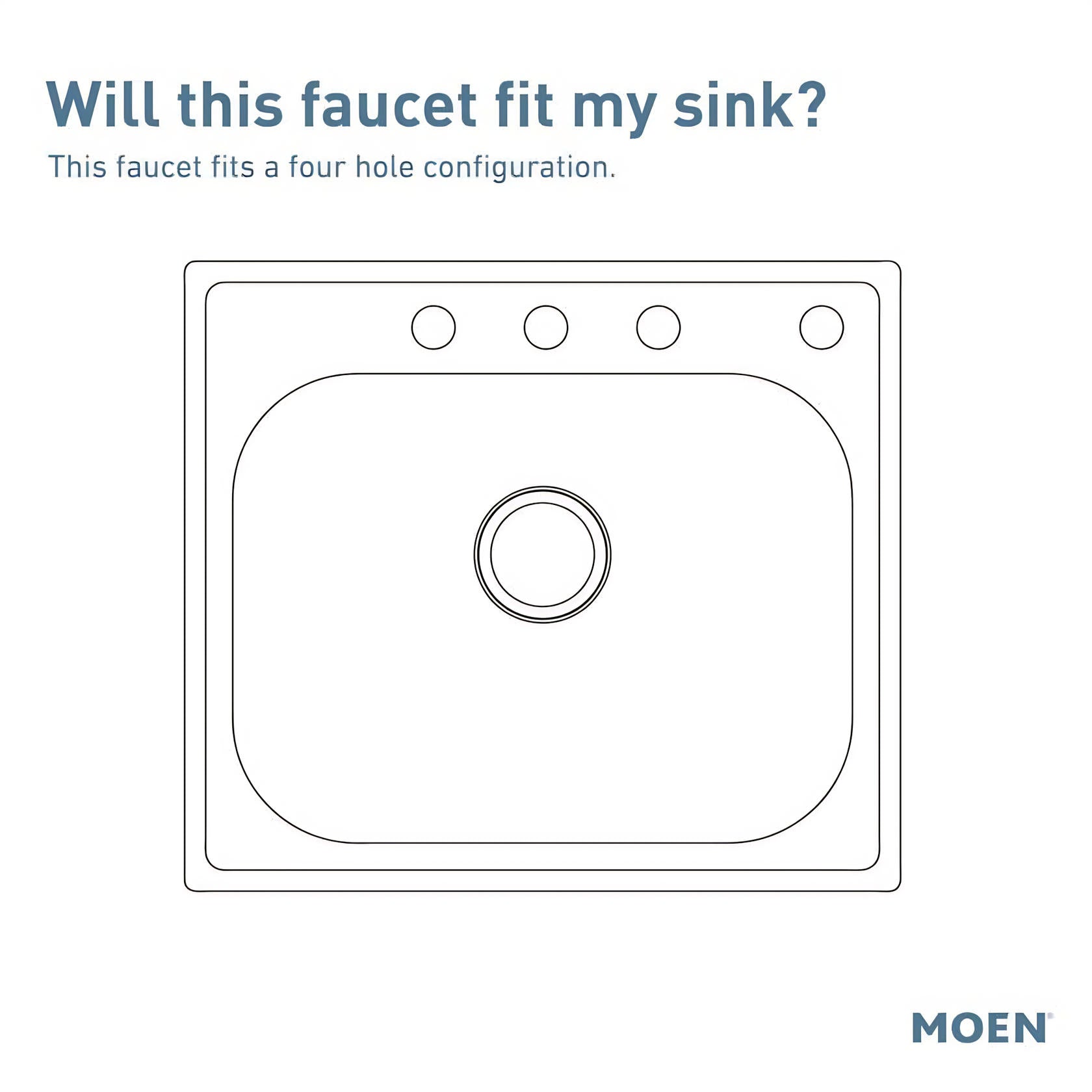 MOEN Adler 87202 Single-Handle Low Arc Kitchen Faucet  with Side Sprayer in Chrome