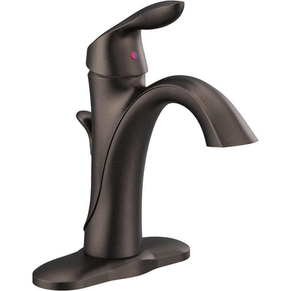 MOEN Eva 6400ORB Single-Handle Single Hole High Arc Bathroom Faucet in Oil Rubbed Bronze