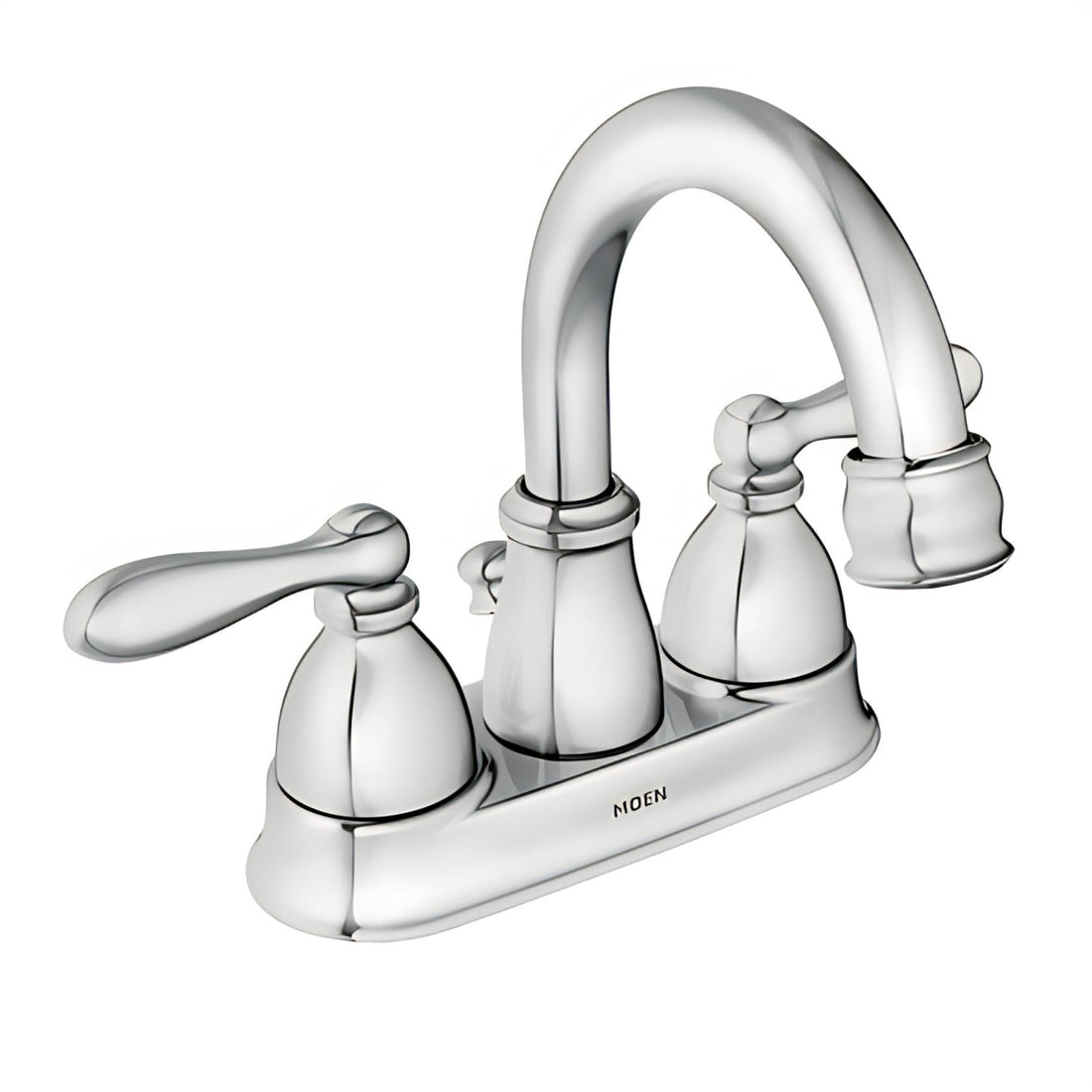 MOEN Caldwell WS84667 Centerset Two Handle Bathroom Sink Faucet in Chrome
