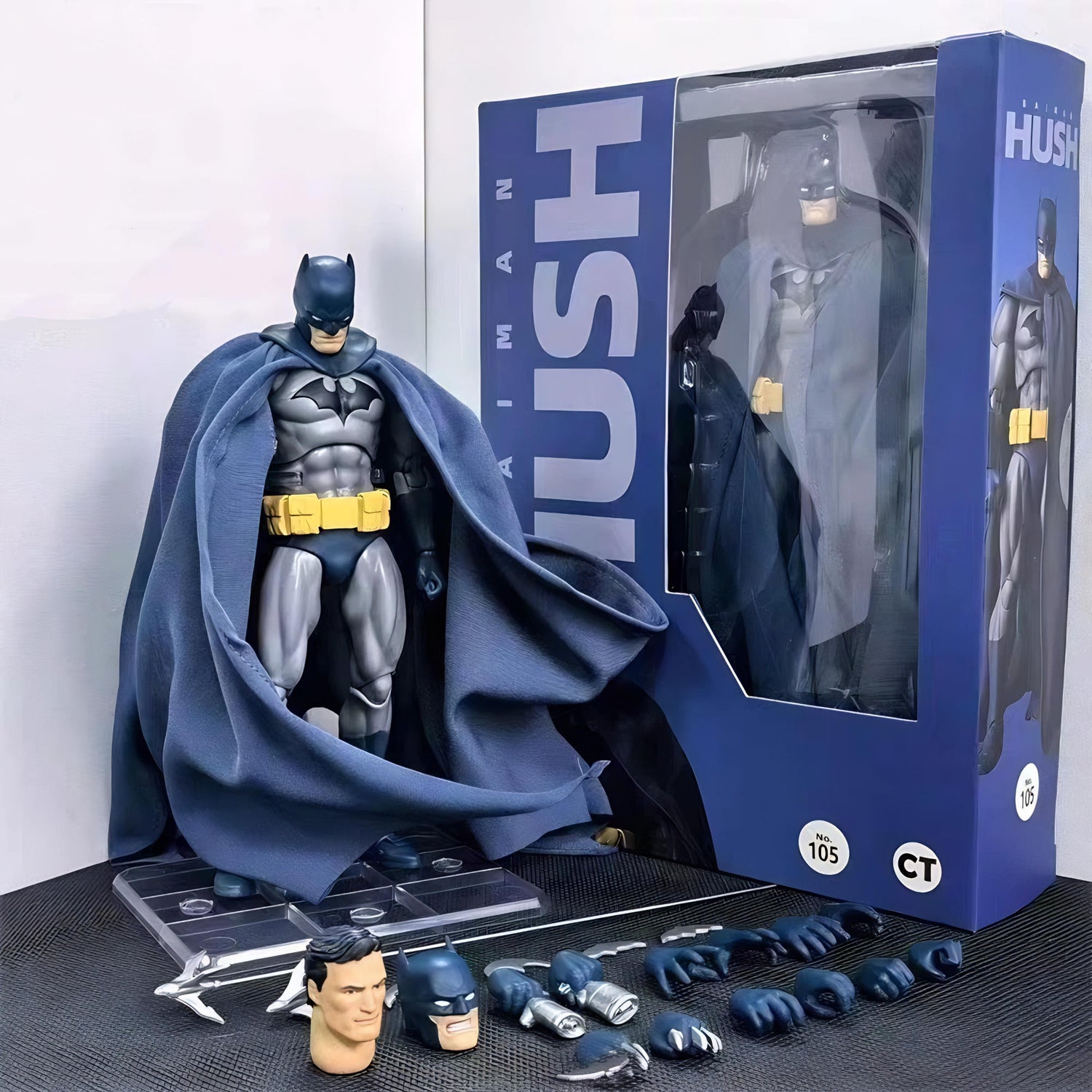 CT Toys Hush Batman Blue Version 6 inch 1/12 Action Figure Toy 