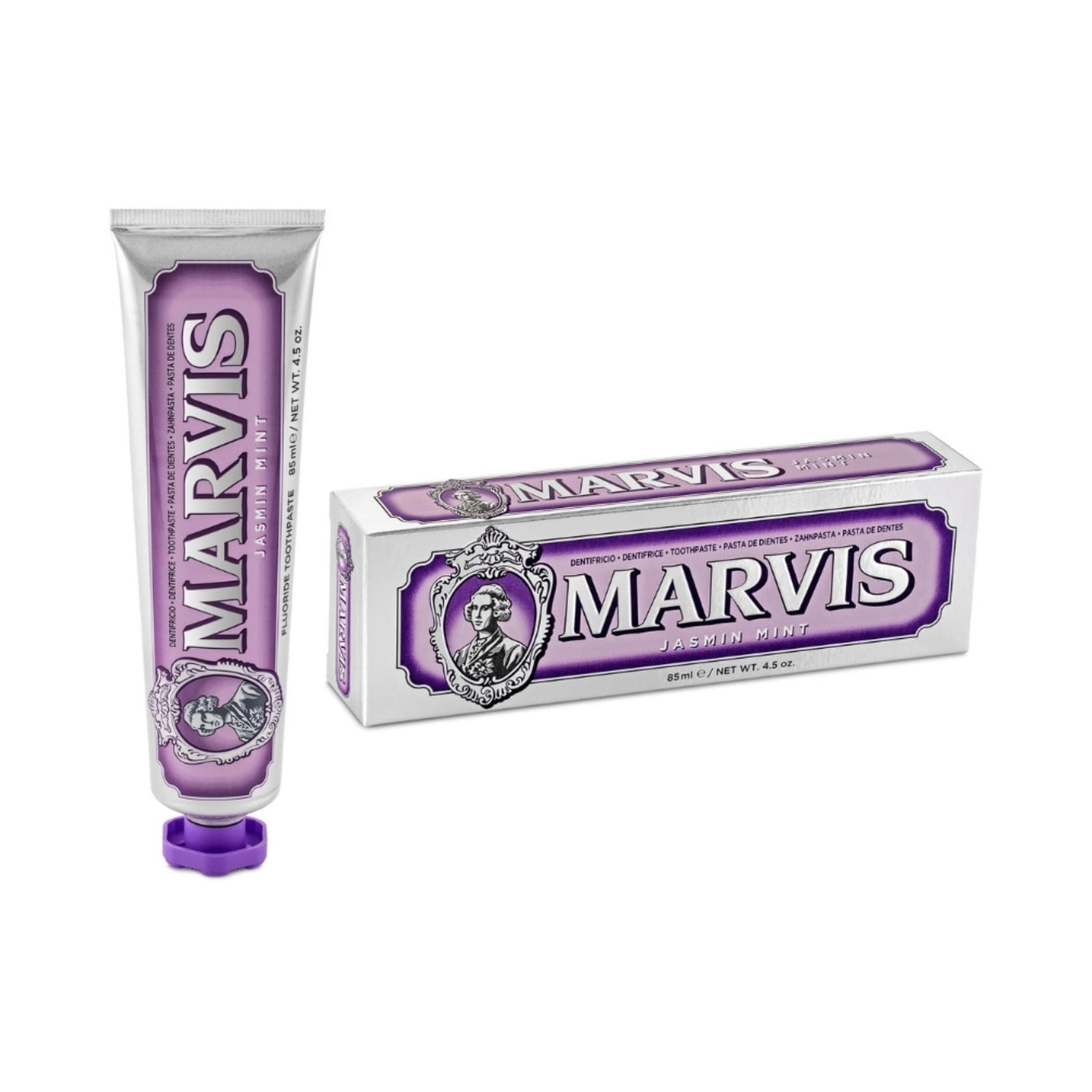 Marvis Toothpaste  Whitening Mint, Licorice, Sinuous Lily, Vegan Cruelty-Free 85 ml