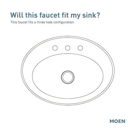 MOEN Chateau 74998 Two-Handle 4-Inch Centerset Utility or Laundry Sink Faucet with Threaded Spout in Chrome