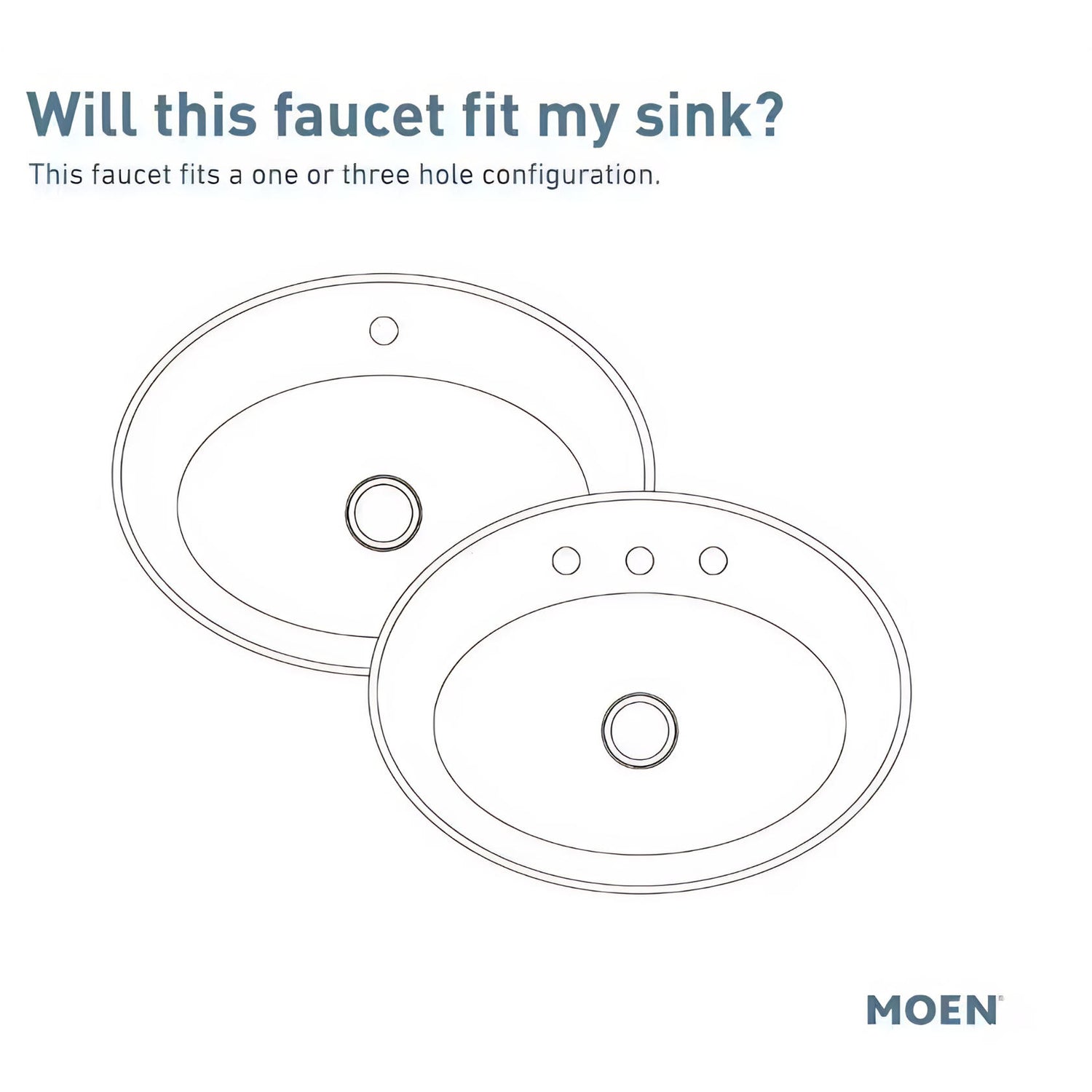 MOEN Cleveland Faucet Slate 40051BN Single Hole Single Handle Bathroom Faucet in Brushed Nickel (Drain Included)