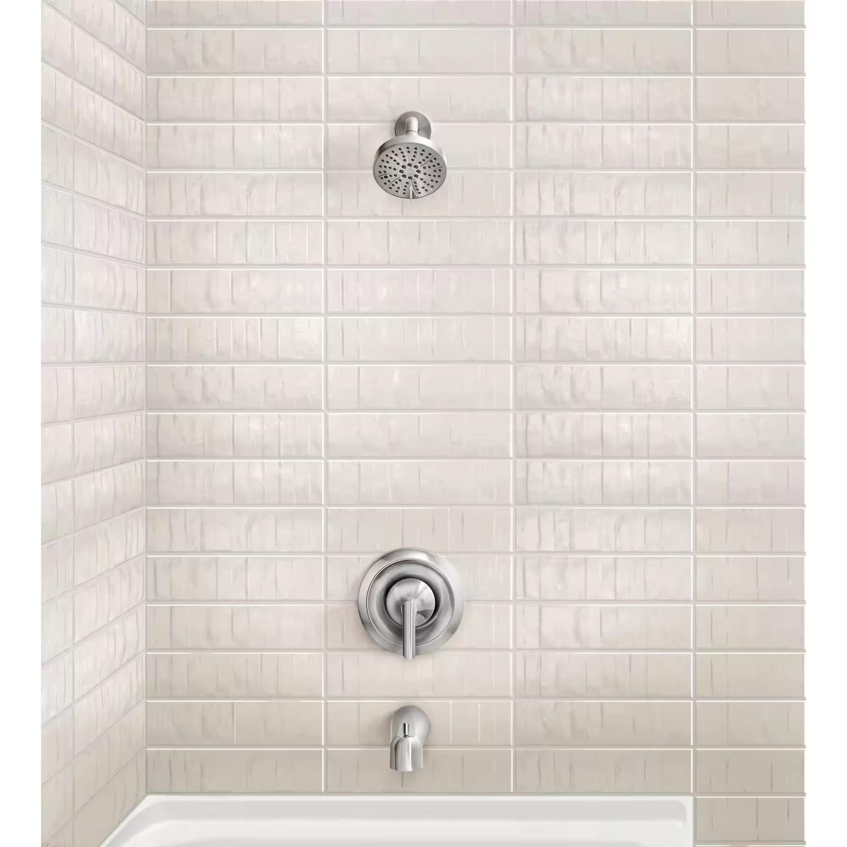 MOEN Findlay 82518 Single Handle 6-Spray Tub and Shower Faucet 1.75 GPM in Chrome (Valve Included)