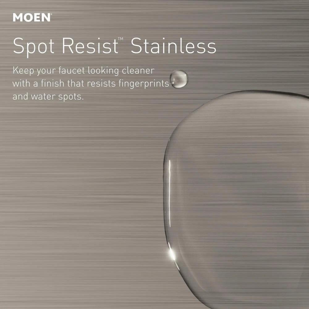 MOEN Seena T5152EPSRN One-Handle Posi-Temp Shower Trim with 5-Spray Showerhead in Spot Resist Brushed Nickel (Valve Required)