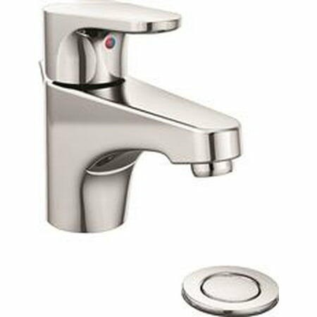 MOEN Edgestone 46100 One-Handle Bathroom Sink Faucet in Chrome (Drain Included)