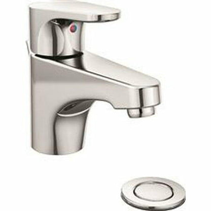 MOEN Edgestone 46100 One-Handle Bathroom Sink Faucet in Chrome (Drain Included)