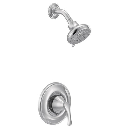 MOEN Seena T5152EP One-Handle Posi-Temp Shower Trim with 5-Spray Showerhead in Chrome (Valve Required)