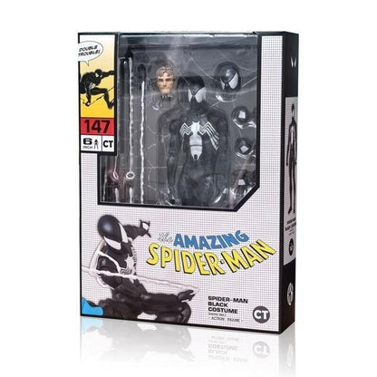 CT Toys Spider-Man Black Costume Spiderman 6" Action Figure Toy Mafex 