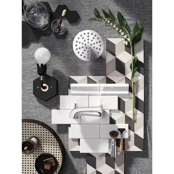 MOEN Korek 82466BL Single-Handle Posi-Temp Tub and Shower Faucet in Matte Black (Valve Included)