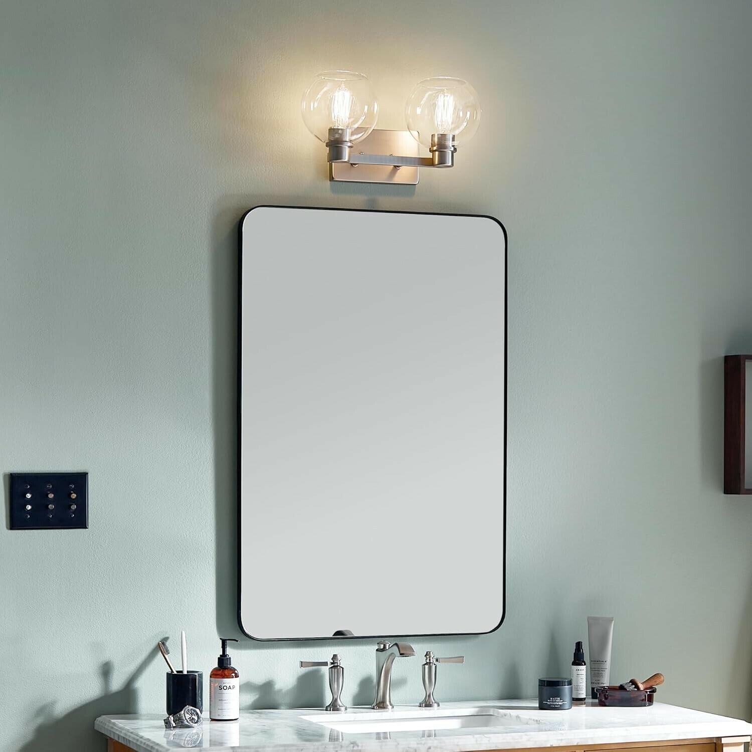 KICHLER Harmony 7.75 in. 2-Light Brushed Nickel Bathroom Vanity Light - Like New