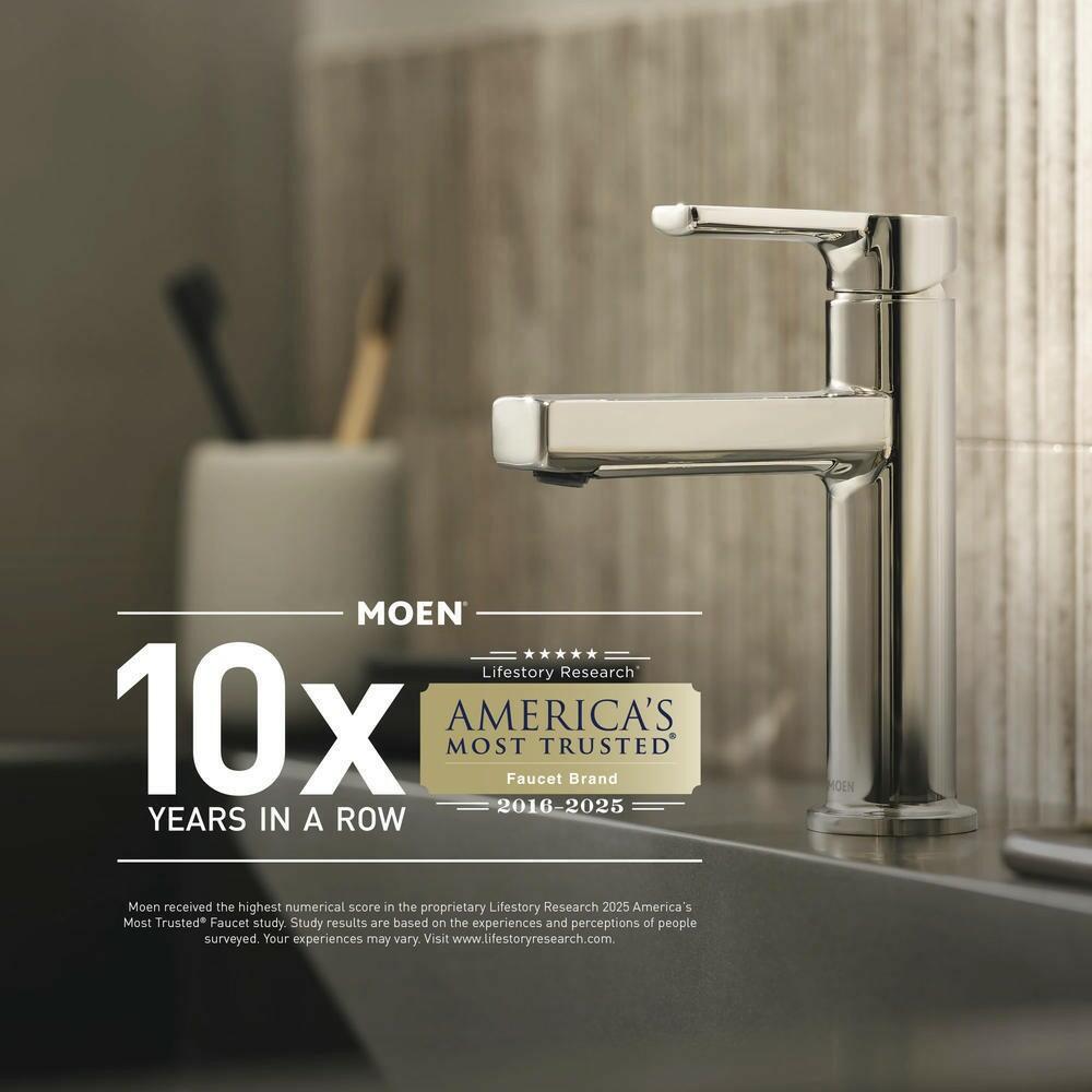 Moen Findlay 84516 Single-Handle Single-Hole Bathroom Faucet in Chrome