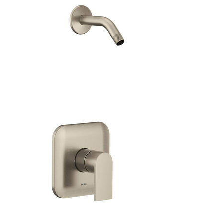 Moen UT2472NHBN Genta LX M-CORE 2-Series 1-Handle Shower Trim Kit in Brushed Nickel