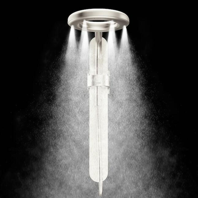 MOEN Nebia N207R0SRN 7.9-Inch One-Function Spa Rainshower in Spot Resist Brushed Nickel